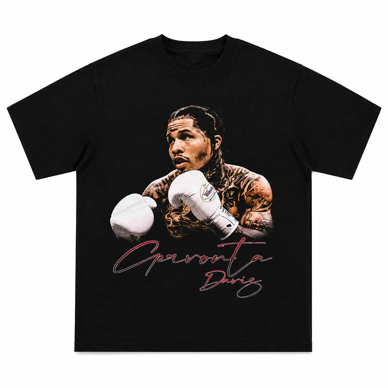Gervonta Davis Winning Gloves Tshirt Black