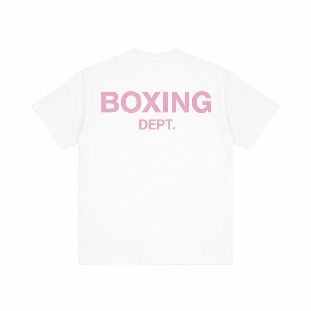 Boxing Dept. Tshirt White Rose