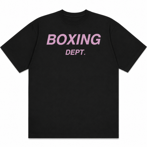 Boxing Dept. Tshirt Black Rose
