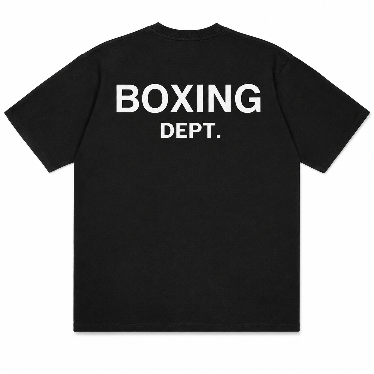 Boxing Dept. Tshirt Black White