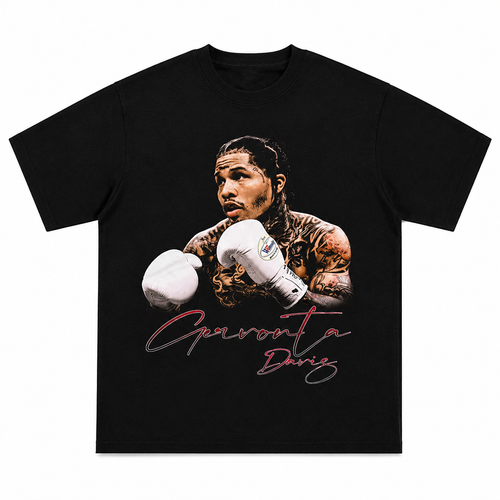 Gervonta Davis Winning Gloves Tshirt Black