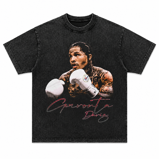 Gervonta Davis Winning Gloves Tshirt BlackWashed