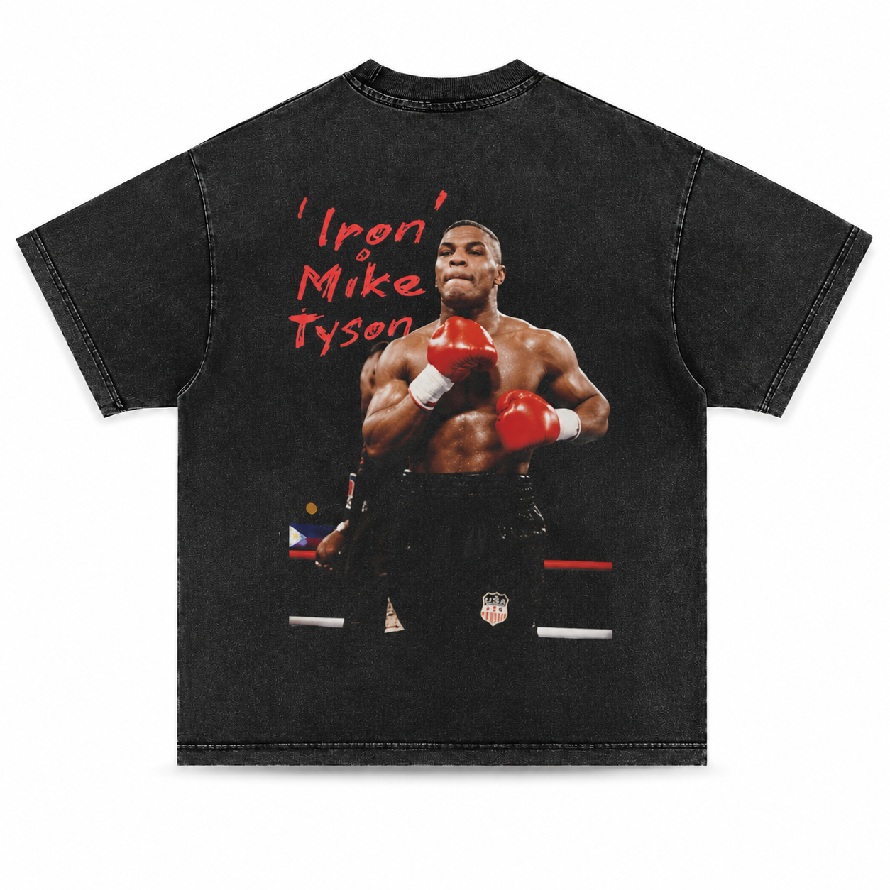 Iron Mike  Tshirt Black Washed