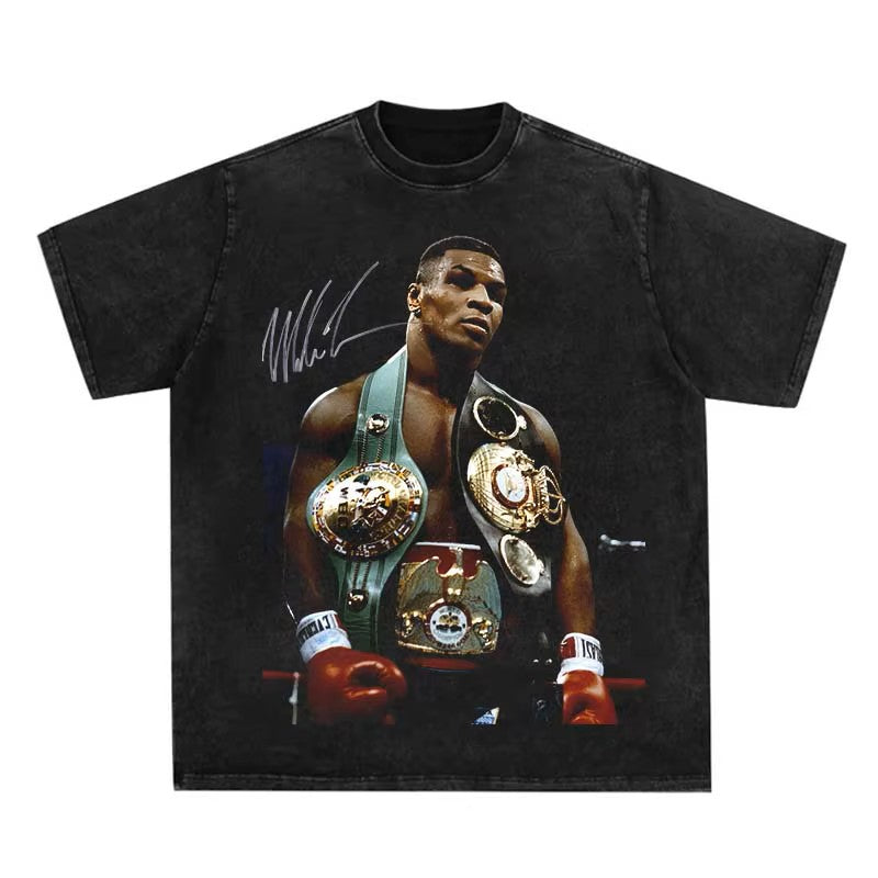 Mike Tyson Undisputed Tshirt Black Washed