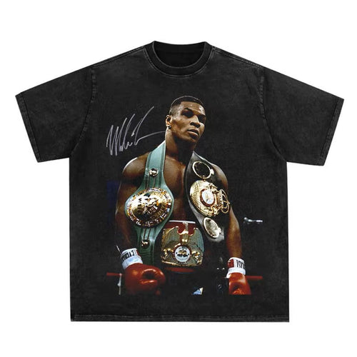 Mike Tyson Undisputed Tshirt Black Washed